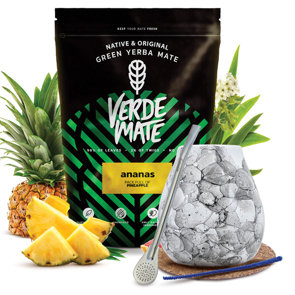 Σετ Yerba Mate Verde Mate 500γρ 0,5κιλά Καλαμπάς + Bombilla
