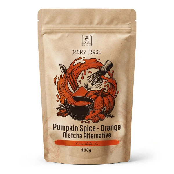 Mary Rose – Orange Matcha Alternative – Pumpkin Spiceυ (σε σκόνη) 100 γρ