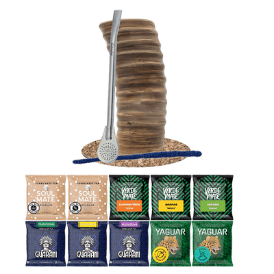 Σετ Yerba Mate 10x50g Calabash + Bombilla