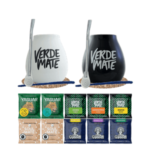 Σετ Yerba Mate 10x50g 2x Calabash + 2x Bombilla
