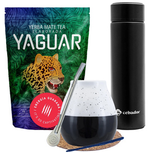 Σετ Yerba Mate Yaguar Energia 500g + Θερμός