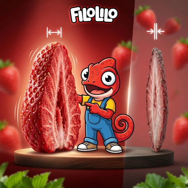 FiloLilo – Λυοφιλιωμένες φράουλες (φέτες) 20 γρ.