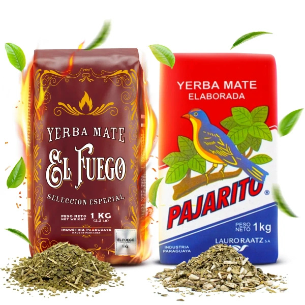 Σετ Yerba Mate Elaborada: El Fuego 1κιλά + Pajarito 1κιλά
