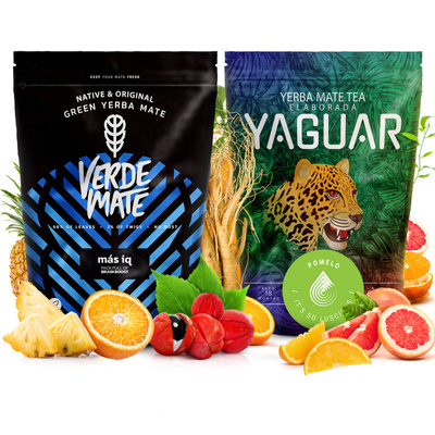 Σετ Yerba Mate: Mate + Yaguar 2x500g 1kg