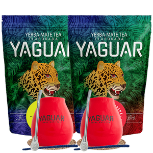 Σετ Yerba Mate Yaguar Energia 500g + Yaguar Limon 500g