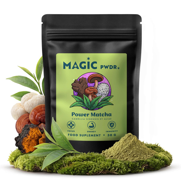 Magic Pwdr – Power Matcha – Energy & Focus Blend 30 γρ.