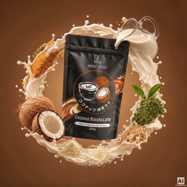 Mary Rose – Coconut Matcha Latte 100 γρ