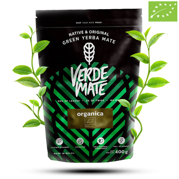 Σετ Yerba Mate Verde Mate 400γρ 0,4κιλά Καλαμπάς  + Bombilla