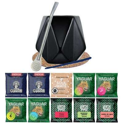 Σετ Yerba Verde Mate Green 10x50 Mate Cup Diamente