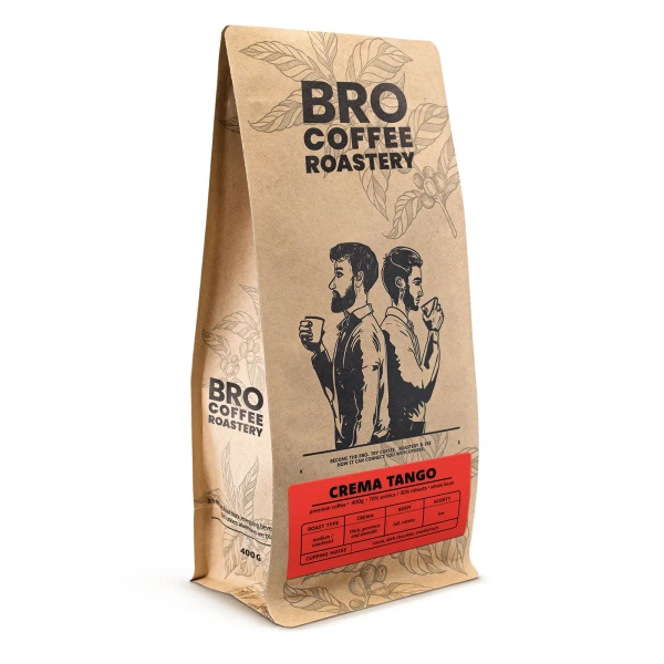 Bro Coffee Roastery – Καφές ολόκληρος Crema Tango 400 γρ