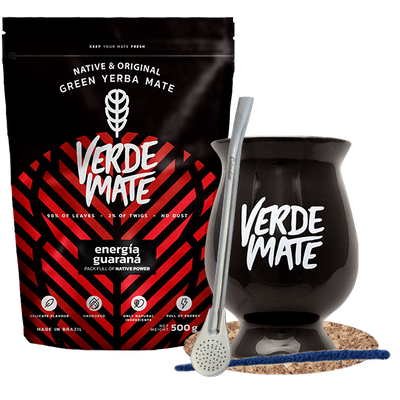 Σετ εκκίνησης Bombilla Mate Cup + τσάι mate Verde