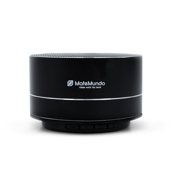 Ηχείο με το λογότυπο MateMundo