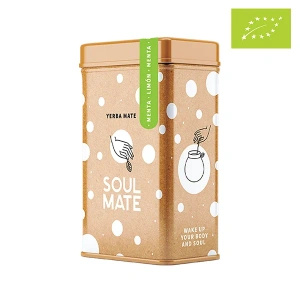 Yerbera – Μεταλλικό κουτί + Soul Mate Orgánica Menta Limon 0,5 κιλά
