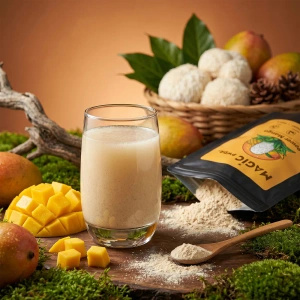 Magic Pwdr – Power Yerba & Mango – Focus & Gut Blend 200 γρ.