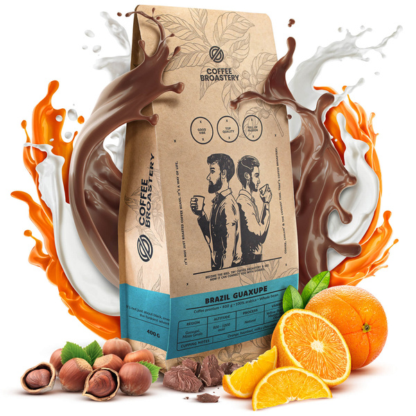 Bro Coffee Roastery - Καφές ολόκληρος Brazil Guaxupe Premium 400 γρ