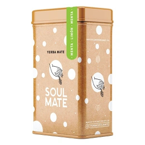 Yerbera – Μεταλλικό κουτί + Soul Mate Orgánica Menta Limon 0,5 κιλά
