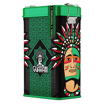 Yerbera – Μεταλλικό κουτί + Guarani Elaborada con Palo Tradicional 0,5 κιλά