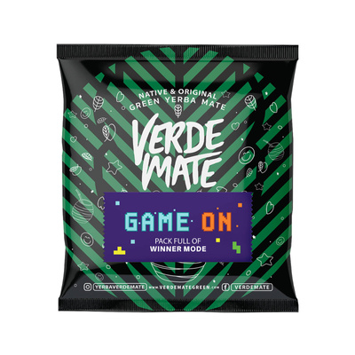 Verde Mate Green Game On 50 γραμμάρια – γιέρμπα μάτε για παίκτες με γεύση ενεργειακού ποτού