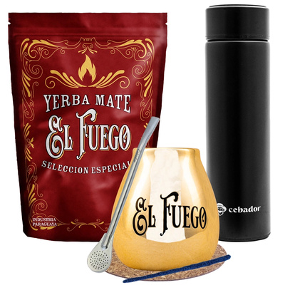 Σετ θερμός Yerba Mate El Fuego Elaborada 500g