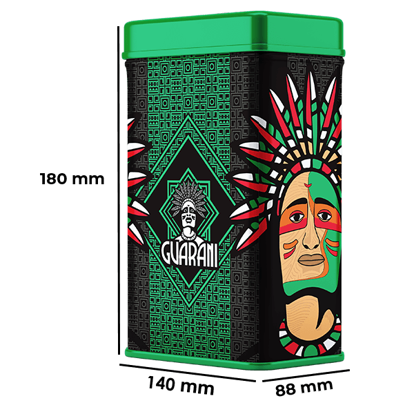 Yerbera – Μεταλλικό κουτί + Guarani Naranja 0,5 κιλά