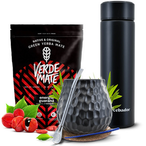 Σετ Yerba Mate Verde Mate 400γρ 0,4κιλά Θερμός LED