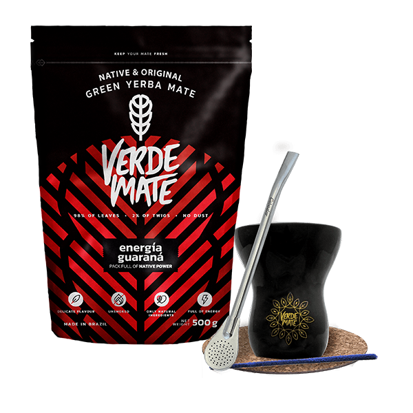 Σετ εκκίνησης Bombilla Mate Cup + τσάι mate Verde