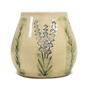 Κεραμική κούπα μάτε Flora Green 300 ml – Σειρά Crater