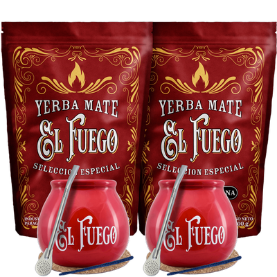 Yerba Mate El Fuego που για δύο Bombilla POWER