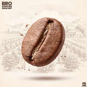 Bro Coffee Roastery – Καφές ολόκληρος Pure Crema 1 κιλό