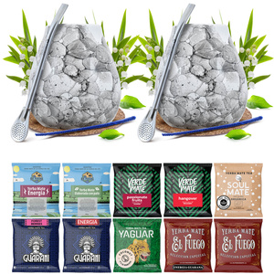 Σετ Yerba Mate για δύο άτομα Calabash Bombilla