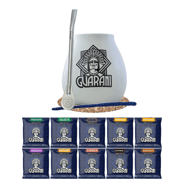 Σετ Yerba Mate 10x50g Calabash + Bombilla