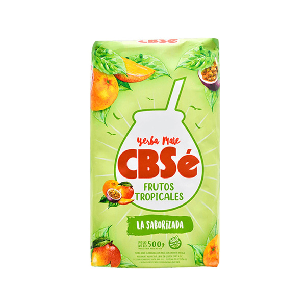 Σετ Yerba Mate 2 x CBSe Energia Guarana Frutos Tropicales 0.5kg