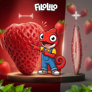 FiloLilo – Λυοφιλιωμένες φράουλες (ολόκληρες) 20 γρ.
