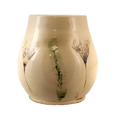 Κεραμική κούπα μάτε Flora Brown 300 ml – Σειρά Crater