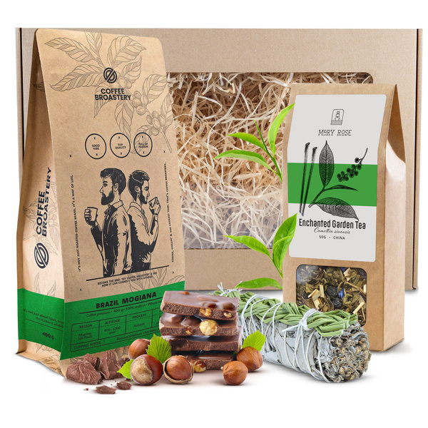 Σετ δώρου καφέ Bro Coffee Roastery + Τσάι + θυμίαμα λευκού φασκόμηλου