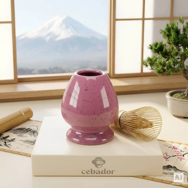 Σετ δώρου για την προετοιμασία Pink Matcha
