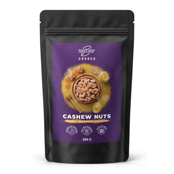 Nustino Crunch – καβουρδισμένα κάσιους – Honey Mustard Crunch 200 γρ.