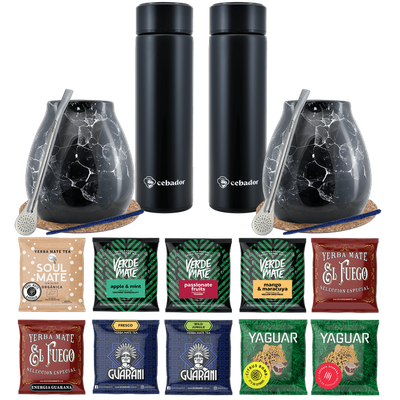 Σετ Yerba Mate Thermos Bombilla για δύο άτομα 500g