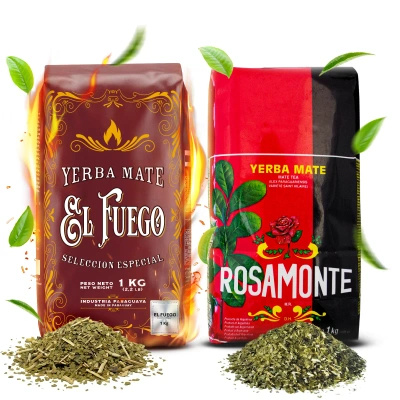 Σετ Yerba Mate Elaborada: El Fuego 1κιλά + Rosamonte 1κιλά