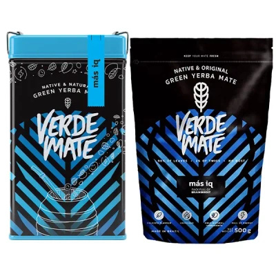 Yerbera Yerba Mate Verde Mate Mas IQ 2x500g