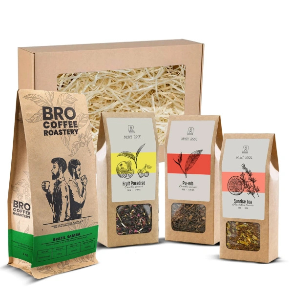 Σετ δώρου με καφέ Bro Coffee Roastery και τσάι Mary Rose