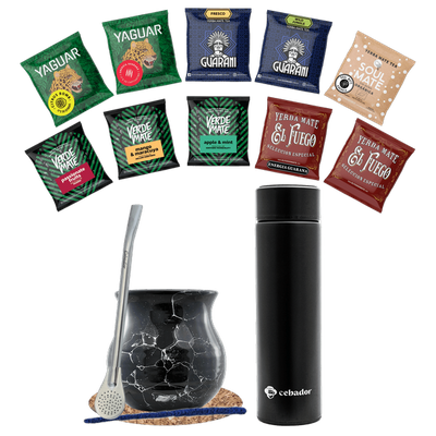 Σετ Yerba Mate 500g Mate Gourd 10x50g θερμός