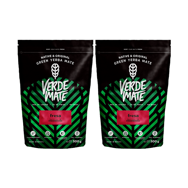 Yerba Verde Mate Green FRESA Φράουλα 1kg 1000g