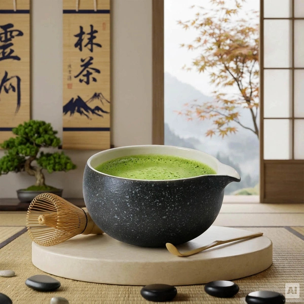 Σετ δώρου: ιαπωνικό τελετουργικό matcha + πολύχρωμη εναλλακτική του matcha