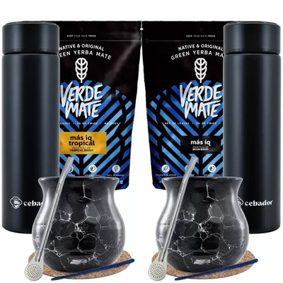 Σετ θερμός Yerba Verde Mate για δύο άτομα 1kg