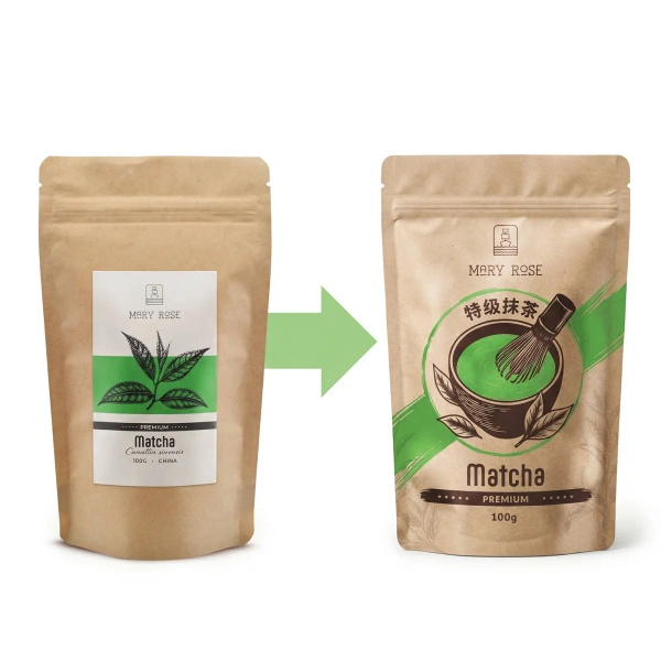 Σετ παρασκευής τσαγιού Matcha: matcha 100g + αξεσουάρ
