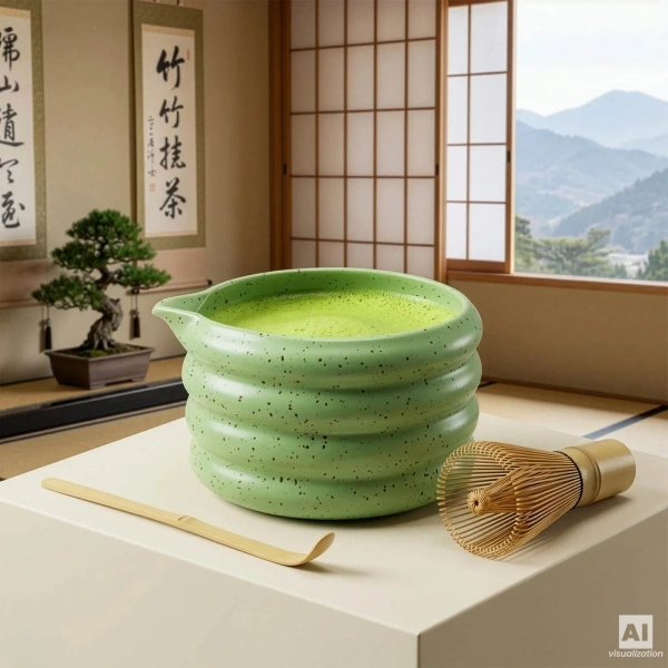 Σετ παρασκευής τσαγιού Matcha: matcha 100g + αξεσουάρ