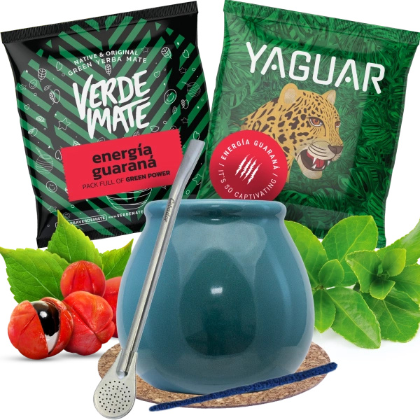 Σετ αξεσουάρ Yerba Verde Mate Matero Bombilla Matero Bombilla