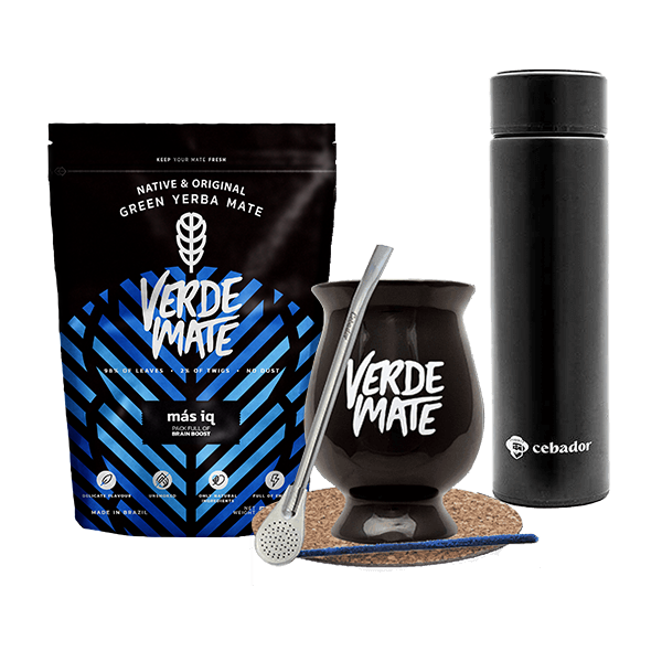 Σετ Yerba Verde Mate MAS IQ 500g Thermos Gourd