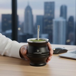 TermoColador – θερμική κούπα για yerba mate – 190 ml (μαύρο)